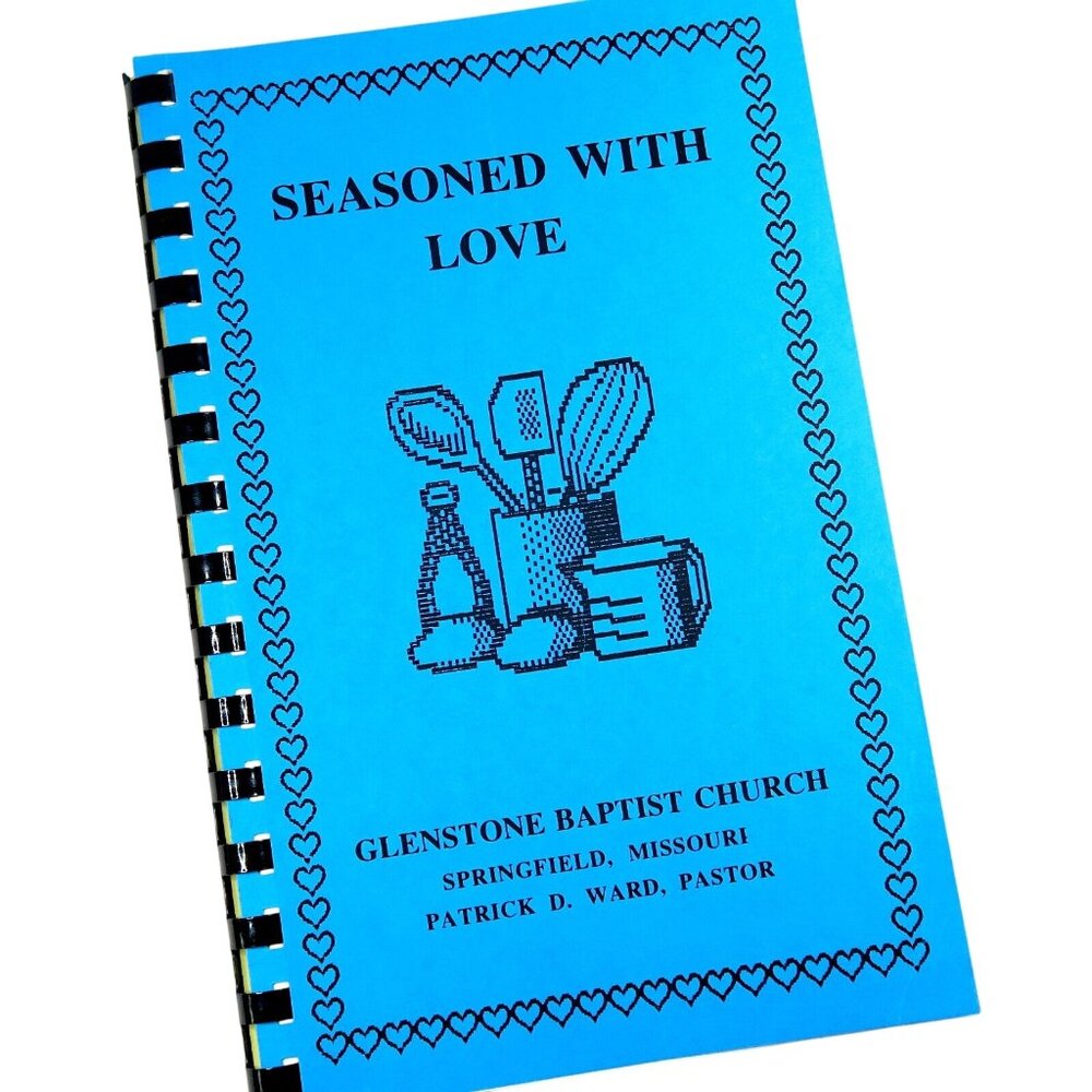 Glenstone Baptist Church Cookbook – 1994 Spiral Bound – Springfield Missouri